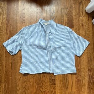 Cropped Button-up